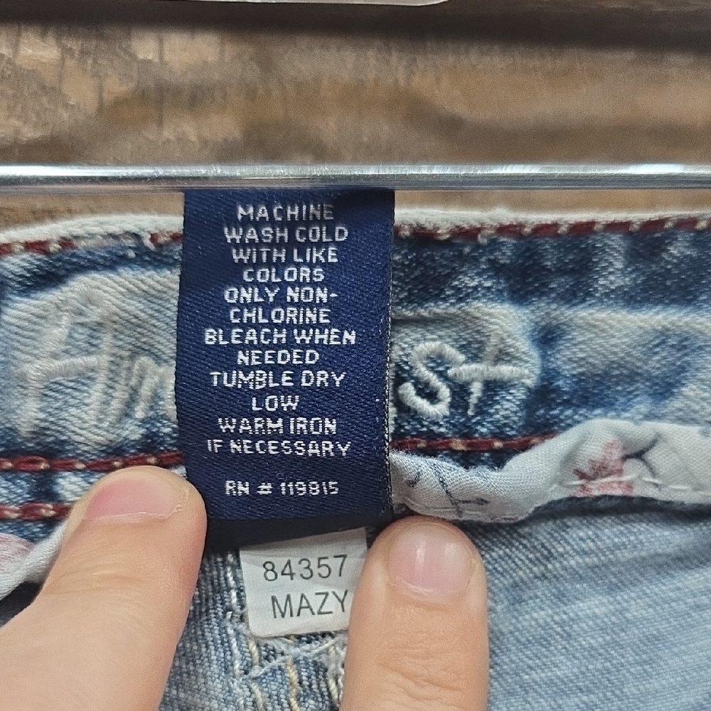 Amethyst Jeans Light Blue Distressed Skinny Jeans - Picture 8 of 8